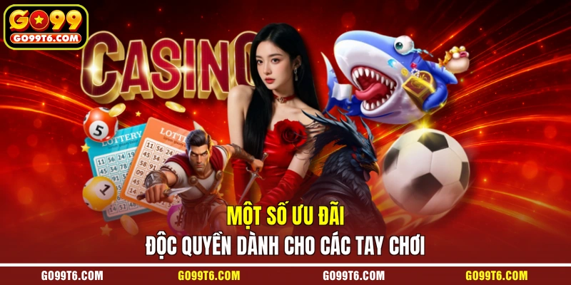 Một số ưu đãi độc quyền dành cho các tay chơi