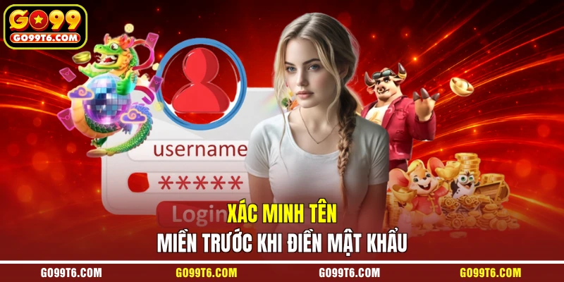 Xác minh tên miền trước khi điền mật khẩu